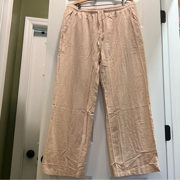 3/$19 NWT Wide leg linen pants - Picture 9 of 15